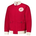 thumbnail image 2 of Men's Mitchell & Ness Red Detroit Red Wings Vintage Coaches Cotton Twill Full-Zip Jacket, 2 of 6