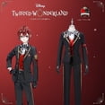 thumbnail image 2 of Disney Twisted Wonderland Riddle Alicia en el país de las Maravillas Cosplay disfraz uniforme hombre/mujer Halloween carnaval disfraz conjuntoFemeninoXL y acertijo Deng Xun unisex, 2 of 2