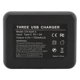 thumbnail image 4 of Replacement Battery for Osmo Action 3/4 Camera, 3-Slot Fast Charger, 2 x 1800mAh Batteries, Type-C Charging Cable, 4 of 4