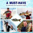 thumbnail image 4 of Riforla Hameçon Poisson 3D Forme de Poisson Réaliste Fournitures de Pêche pour Lac Rivière pour Passionnés de Pêche Débutants Pêche I, 4 of 5