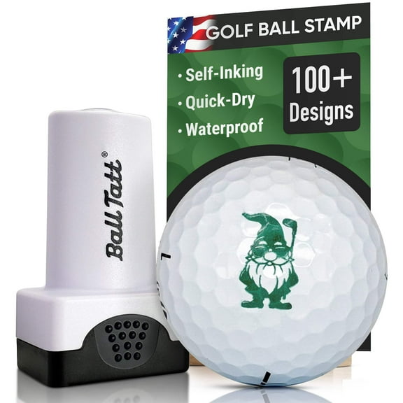 Ball Tatt Gnome Golf Ball Stamper Self-Inking Quick-Dry Waterproof Ball Marker Stamp