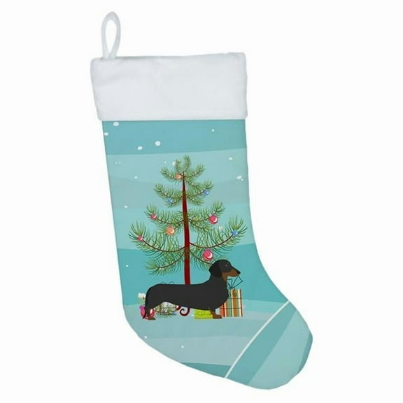 Carolines Treasures BB2900CS Dachshund Merry Christmas Tree Christmas Stocking