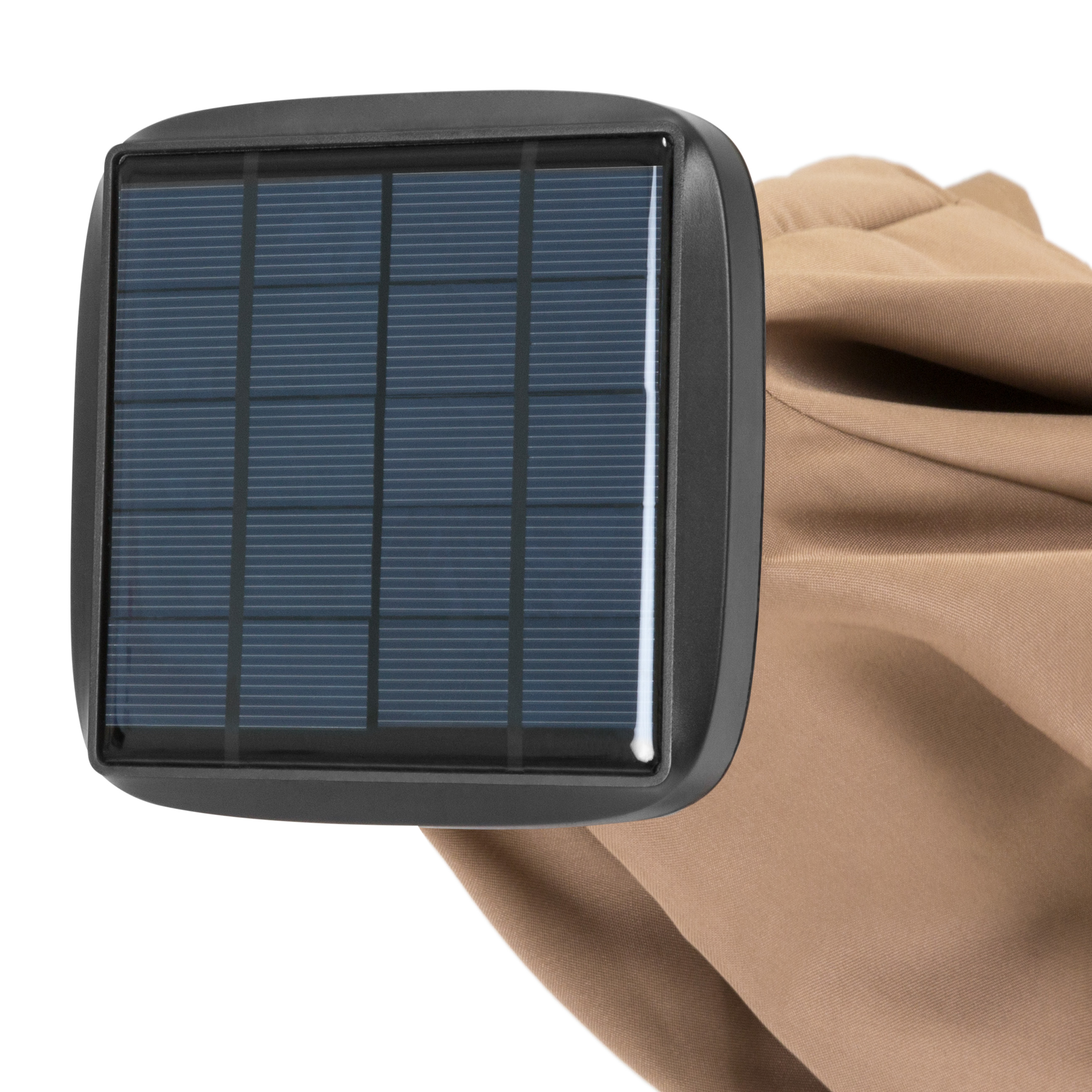 lighted half umbrella