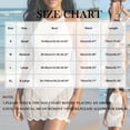 thumbnail image 3 of Brnmxoke Crochet Beach Coverups for Women Dressy Casual Summer Sleeveless Knitted Swimwear Hollow Out Mesh Beach Dress White,XL, 3 of 7