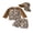Brown, variant on Toddler Baby Boy Hunting Duck Swimsuit with Sun Hat 3 Pieces Outfit Infant Boy Bathing Suit Long Sleeve Rash Guard Camouflage Print Zipper Swimming Tops Swim Trunks Shorts Set Swimwear