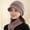 (Light hat) Khaki, variant on Middle -Aged And Elderly Hat Female Autumn And Winter Rabbit Hairy Knitted Hat Winter Elderly Mother Hat Old Lady Hat Muck Tongue Hat