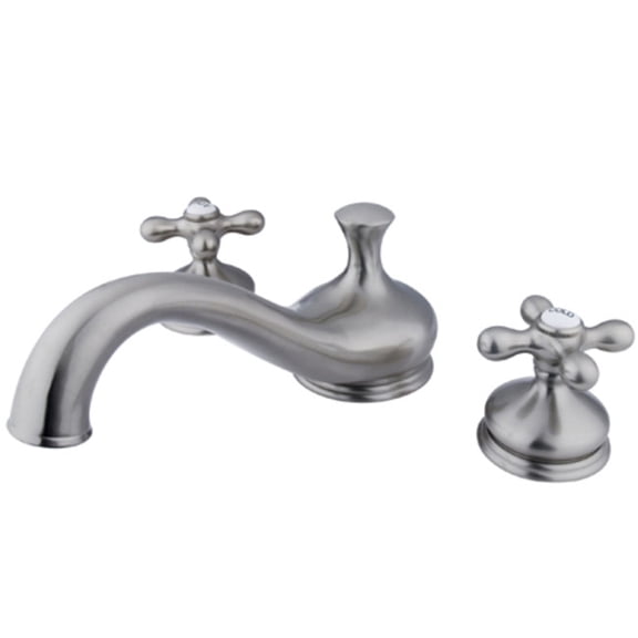 Elements Of Design Es3338ax Double Handle Deck Mounted Roman Tub Filler - Nickel