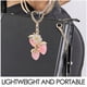 thumbnail image 3 of IDEANATEGRATE Llavero Rosa Con Colgante De Fresa Y Para Y Accesorio Casual, 3 of 8