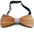 thumbnail image 1 of Men's Tie Clip Natural Zebra Wood Handmade Wooden Adjustable Tie Clip For Tuxedo Wedding Couple, 1 of 4