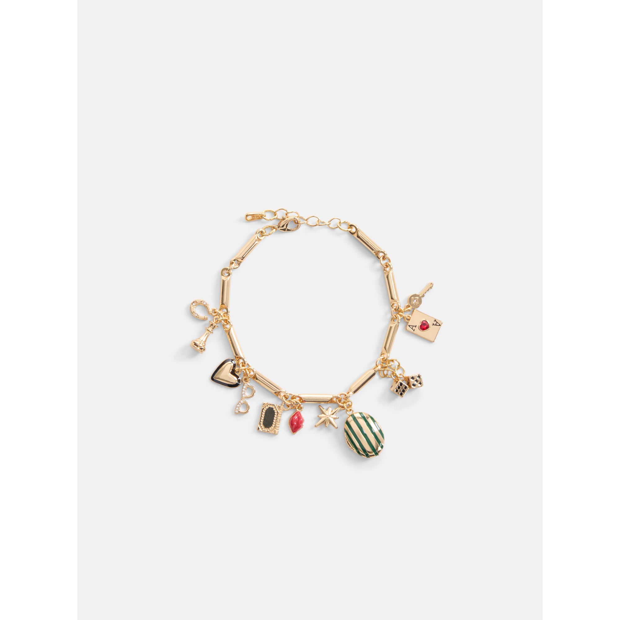 Free Assembly Women's Goldtone Locket Charm Bracelet