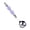 Purple, variant on Colorful Handle Dining Utensils Stainless Steel Cutlery For Cafes And Tea Party