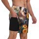 thumbnail image 2 of Balery Elegant Cute Panda Sunflower Bañador para hombre, shorts de playa de secado rápido con entrepierna y forro de compresión-XX-Large, 2 of 6