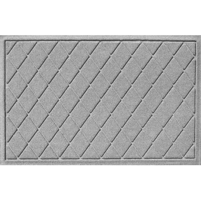 20377570023 Water Guard Argyle Mat in Medium Grey - 2 ft. x 3 ft.