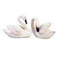 thumbnail image 2 of Baoblaze 2Pcs Resin Sculptures Couple Swan Figurines Desk Swan Statues A, 2 of 8
