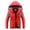 Red, variant on yocbz Girls Rain Jacket Kids Puffer Jacket Comfort Stretch Puffer Jacket with Hood Warm Hooded Jackets for Boys Girls White,Size for 18-24 Months