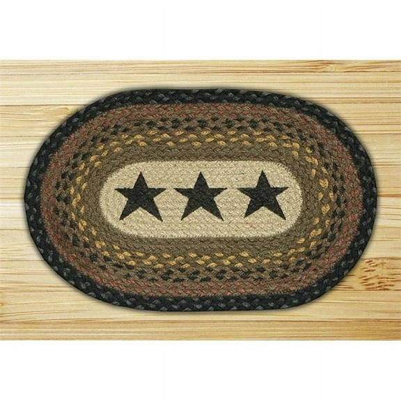 Capitol Importing 81-099S Stars - 10 in. x 15 in. Hand Printed Oval Swatch