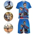 thumbnail image 4 of Henry Danger Boys Short Sleeve T-Shirt And Shorts Outfit Set Activewear Mesh Short Set for Kids, 4 of 7