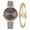 Gray, variant on TIHLMK Womens Watch Minimalist Fashion with Strap Dial Women's Quartz Watch Gift Watch