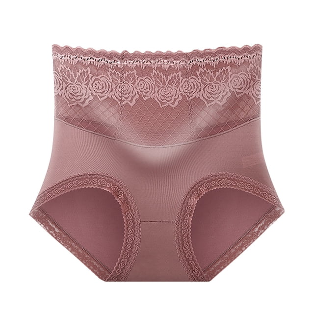 Fgnfyis Culottes pour Femmes Haute Élasticité Culottes en Dentelle Sans Couture Absorption en Ligne Culottes pour Femmes Lifting du Ventre Culottes Rouges G