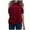 Wine, variant on Open Back Tops for Women Women Cold Shoulder Knot Short Sleeve O Neck Tunic T-Shirt Tops Blouse Workout T Shirts for Women Womens V Neck T Shirts Cotton Blend