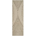 thumbnail image 2 of SAFAVIEH Bella Elisie Geometric Wool Runner Rug, Sand/Brown, 2'3" x 7', 2 of 10
