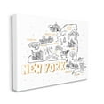 thumbnail image 3 of Stupell Industries New York Landmarks Text Diagram Glam Accent Canvas Wall Art, 20 x 16, Design by Ziwei Li, 3 of 5