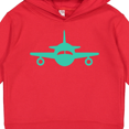 thumbnail image 3 of Inktastic Cute Teal Airplane Toddler Hoodie, 3 of 4