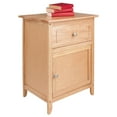 Winsome Wood Eugene Nightstand, Natural Finish, Bedside Table with