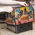 thumbnail image 7 of Uemuo Psychedelic Band Hotdog Art Print Toaster Cover 2 Slice, Small Kitchen Appliance Covers, Toaster Oven Cover with Loop, Bread Machine Cover Dust Cover Protection, 7 of 7