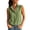 Green, variant on Otntypg Womens Sleeveless Button Down Shirts Lightweight Soft Cotton Linen Collared Tunic Blouses Trendy Solid Color Lapel V Neck Casual Work Tank Tops with Pockets