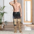 thumbnail image 6 of Lsque Pikmin Print Men's Pajama Pants, Lounge Pant - Comfortable Home Wear,Elastic Waistband, Stylish Design-Small, 6 of 9