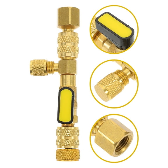 HAKIDZEL Hvac Valve Core Removal Tool Air Conditioning Valve Core Removal Tool Assorted Color 1 Set