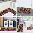thumbnail image 5 of Pioneer Flower Floral Print Pattern Kitchen Rugs Sets Of 2,Anti Fatigue Kitchen Mat Rugs Non Slip Washable,Decorative Kitchen Floor Mats for Kitchen,Sink,Laundry,17"x30"+17"x47", 5 of 7