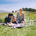 thumbnail image 4 of KCEHTA Outdoor Large Capacity Picnic Bag Camping Picnic Basket Insulated Picnic Bag Reusable Beach Bag Cooler Collapsible Picnic Basket for Party, Travel, 4 of 5