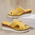 thumbnail image 5 of Mepaouo Espadrilles Wedge Sandals for Women Open Toe Platform Slide Sandal Casual Summer Beach Shoes, 5 of 8