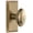 Gold, variant on Grandeur 858998 Eden Prairie Solid Brass Passage Door Knob Set - Grey