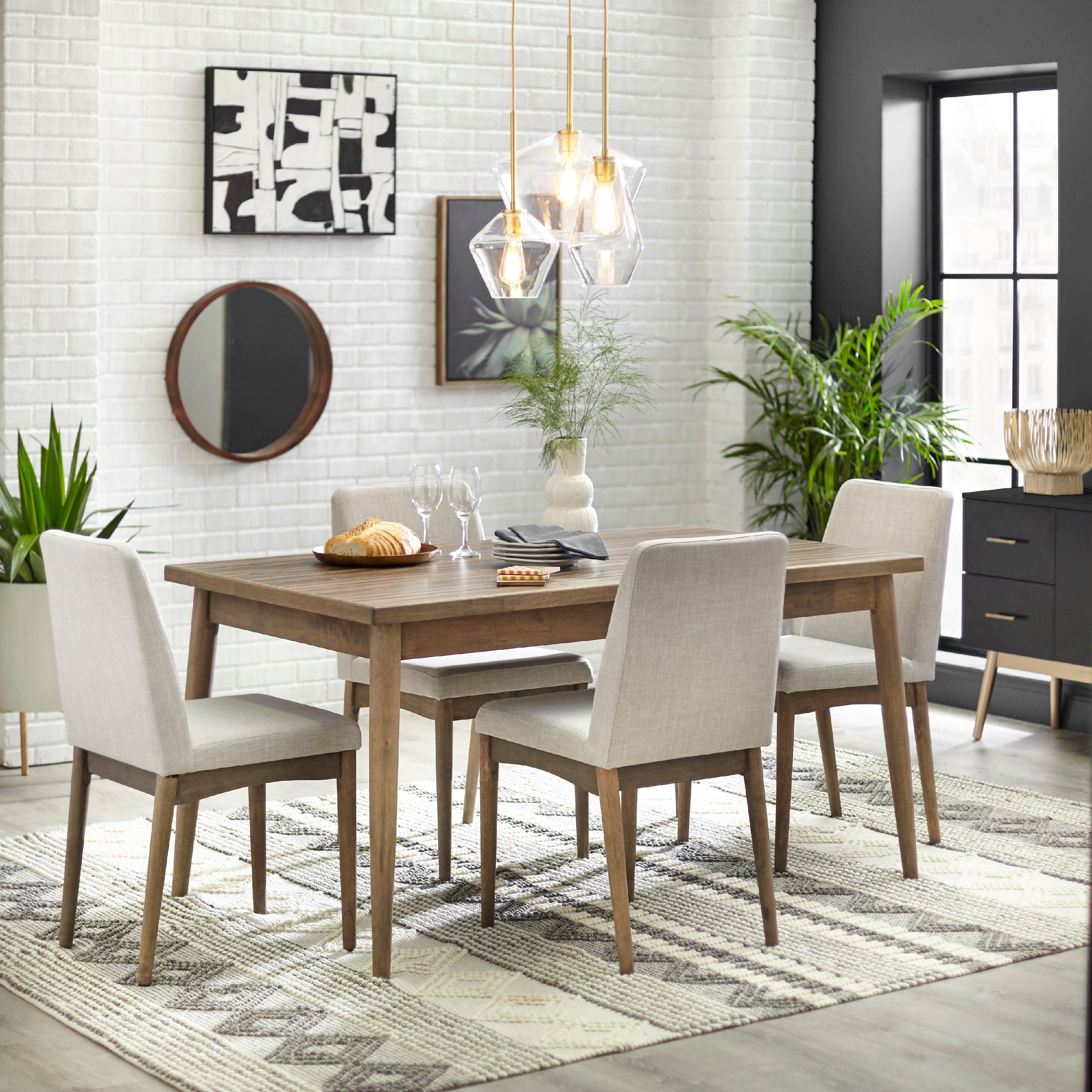 Bellamy Studios Frisco Mid-Century Dining Table, Walnut