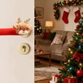 thumbnail image 5 of Kumdkd Christmas Door Handle Covers Decorations, Knit Glove Style Door Knob Covers, Easy Install Festive Decor for Home, Cabinet, Store Doors, Reusable Holiday Door Handle Decor, 7.28x2.17x1.18in, 5 of 6