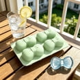 thumbnail image 4 of Leeye Bow Tie Ice Cube Tray with Lid, Silicone Mold for Cocktails, , and Beverages, 4 Cavity Decorative Ice Maker, BPA-Free, Green, 7.28Ã4.53Ã1.18in, 4 of 4