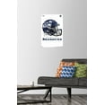 thumbnail image 4 of NFL Seattle Seahawks - Drip Helmet 20 Wall Poster with Pushpins, 14.72" x 22.37", 4 of 6