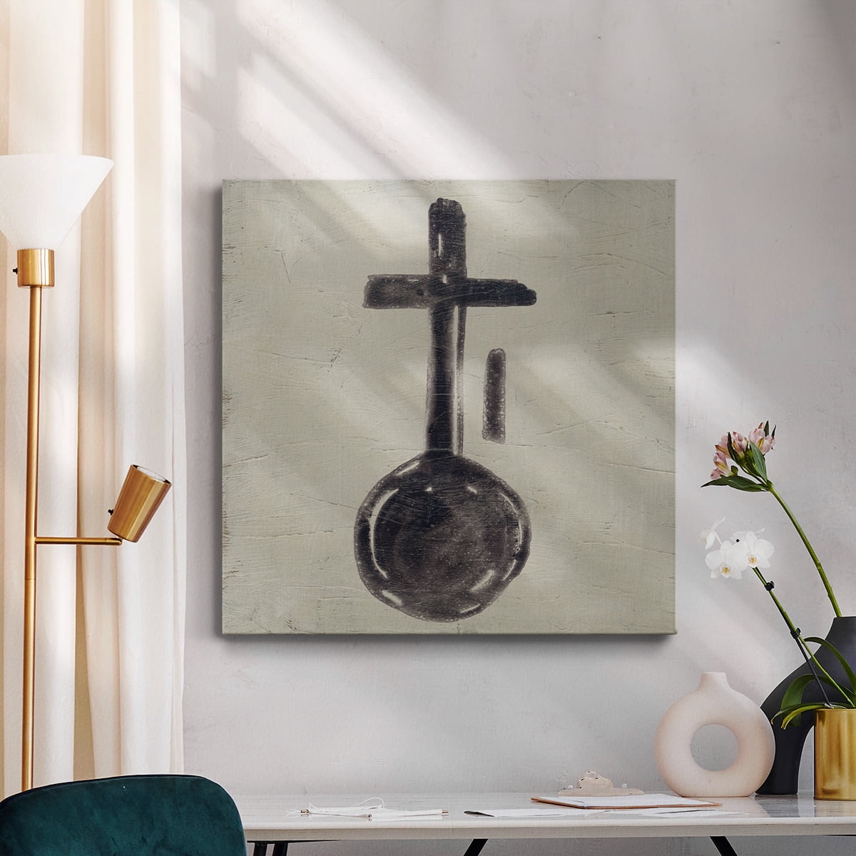 Wexford Home The Seven Principles V-Premium Gallery Wrapped Canvas, 16" x 16" - Ready to Hang