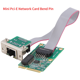 thumbnail image 2 of Tarjeta de red mini PCI-E con pin doblado, Gigabit, puerto único, tarjeta de red de servidor, chip I210AT, GBE, Ethernet, RJ45, 2 of 8