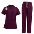 thumbnail image 1 of Conjunto De Camiseta Y Pantalones De Enfermería Para Salón De Belleza, SPA, Cosmetología, Peluquero De Mascotas, 1 of 8