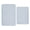 Blue, variant on Truly Soft Memory Foam Blue Polyester 2-Piece 20x32 Mat Set, solid themed, for Men and Women, OEKO-TEX Certified Confidence