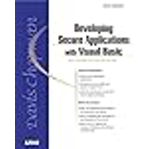 Pre-Owned Developing Secure Applications with Visual Basic