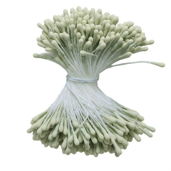 Stamens for Flower Making, Flower Arrangements Supplies, 2Mm Thick, 3 in Length, Light Green, 400 Pc, Floral Arrangement Supplies, Diy Floral Projects