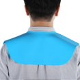 thumbnail image 2 of Silicone Hair Cutting Collar for Salon, Hair Cutting Cape, Neck Protector, Hairdressing Cushion, Blue, 2 of 3