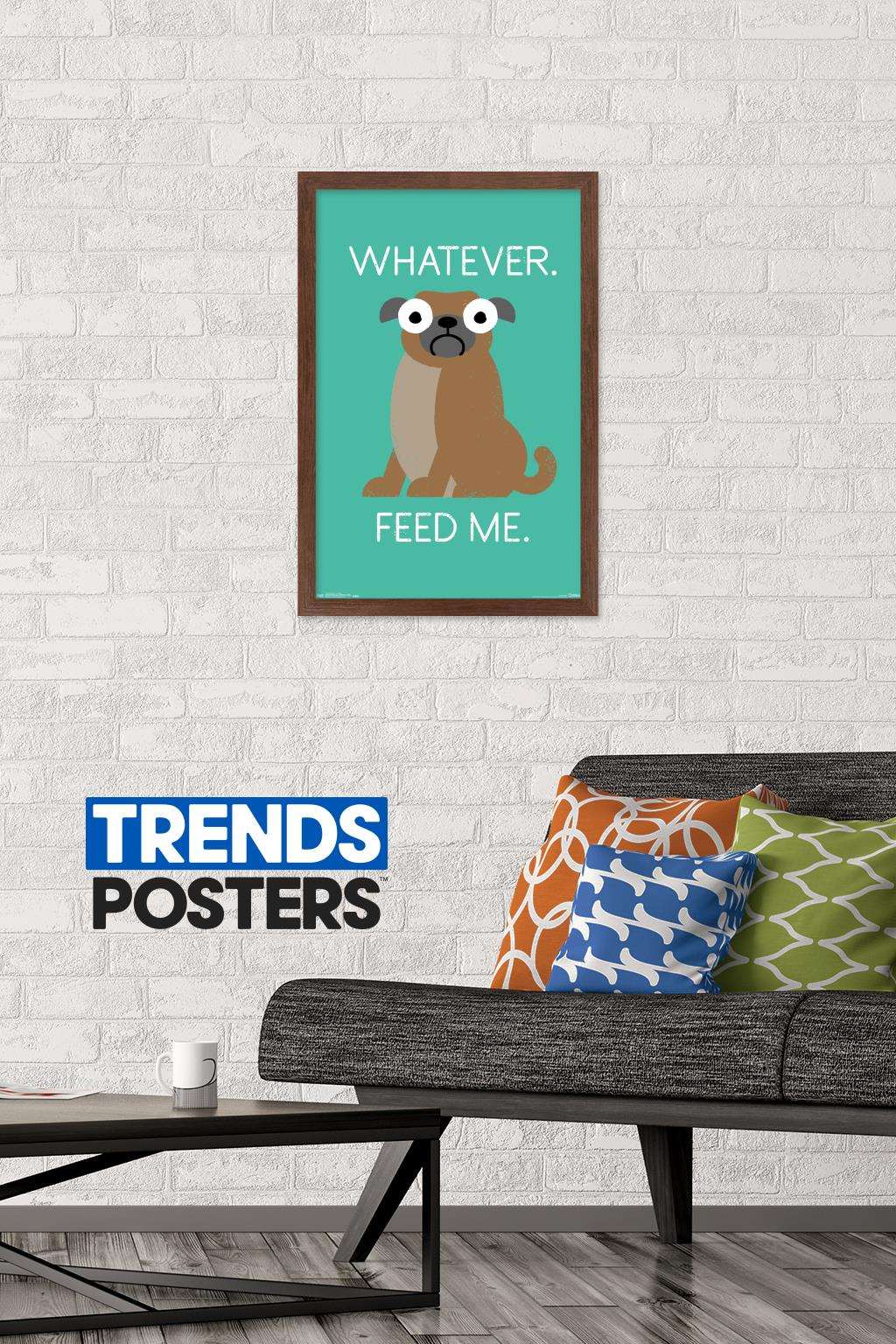 DaVid Olenick - Feed Me Wall Poster, 14.725" x 22.375", Framed