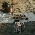 thumbnail image 4 of Toystoory Estante para fogata, rejilla para parrilla, cafetera para acampar, hervidor de agua, soporte para trípode, chimenea exterior, carpas, 4 of 6