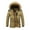Beige, variant on Winter Jackets for Men, Men's Winter Thickened Plus Size Padded Windproof Warm Cotton Padded Coat